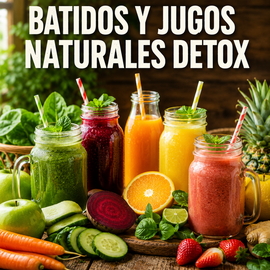 BATIDOS 100% NUTRITIVOS Y JUGOS NATURALES DETOX